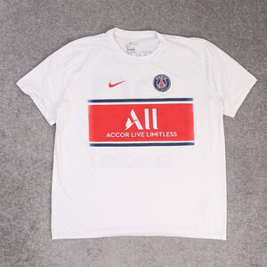 Nike Dri Fit PSG Paris Saint Germain Lionel Messi #30 White Mens XXL Shirt